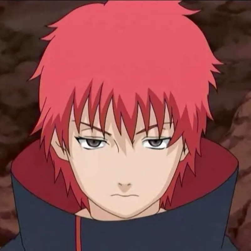 Hình ảnh Sasori mạnh mẽ với phong cách Akatsuki bí ẩn