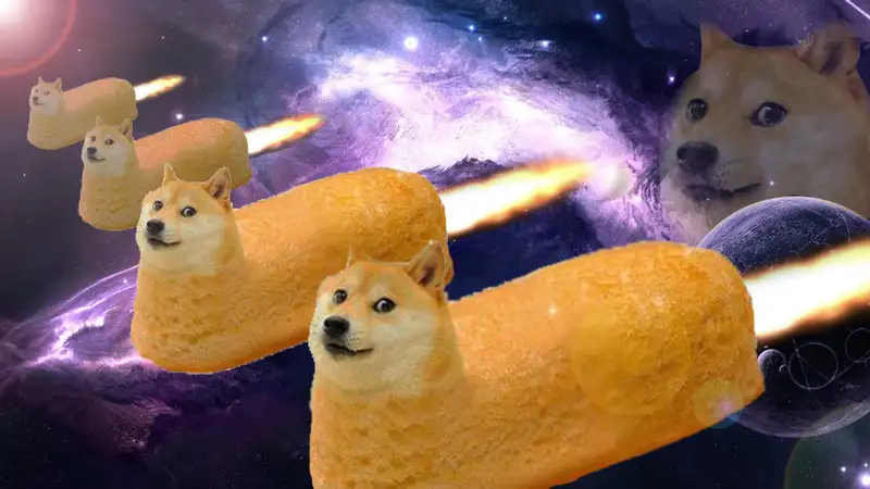 Doge meme dễ thương với nét mặt thú vị