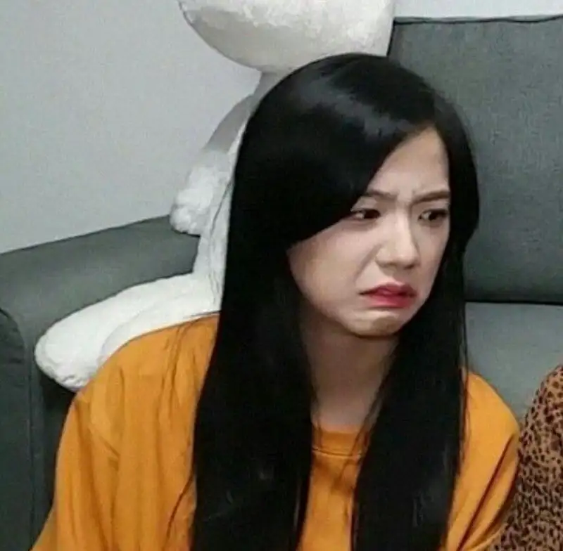 Meme Blackpink với biểu cảm hãi hùng