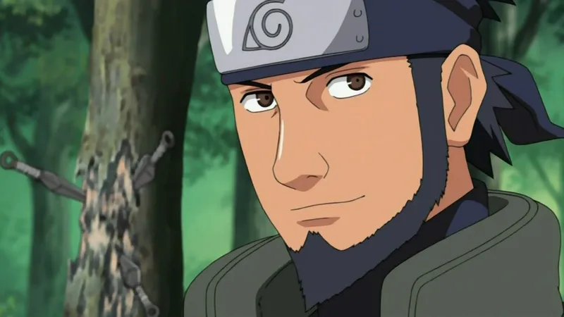 Ảnh Asuma Sarutobi - chiến binh mạnh mẽ và quyết định của Konoha