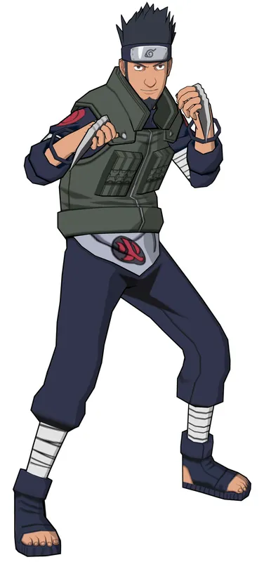 Hình ảnh Asuma Sarutobi mạnh mẽ, kiên cường và bản lĩnh 