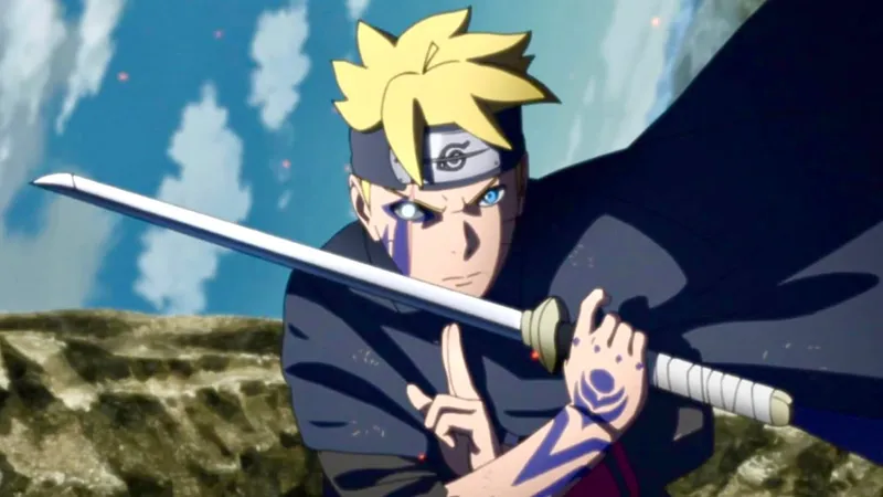 Ảnh Boruto Uzumaki đầy màu sắc và sinh động