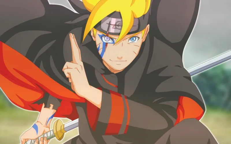 Hình ảnh Boruto Uzumaki với việc tạo ra chiến đấu cực mạnh