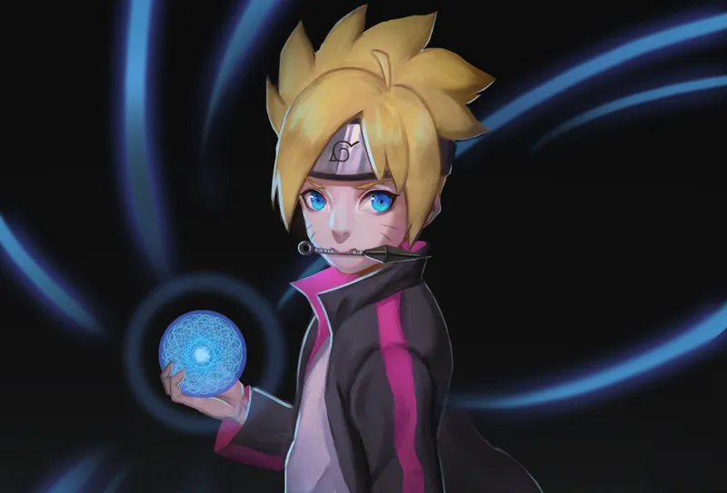 Chiêm ngưỡng ảnh Boruto Uzumaki trong trận chiến kịch tính