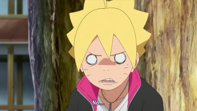 Hình ảnh Boruto Uzumaki với khí chất lãnh đạo nổi bật