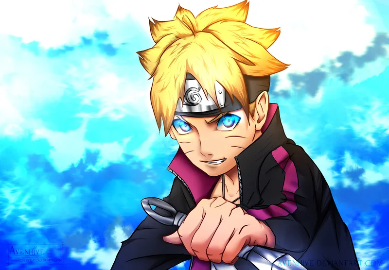 Ảnh Boruto Uzumaki cho người hâm mộ anime chân chính