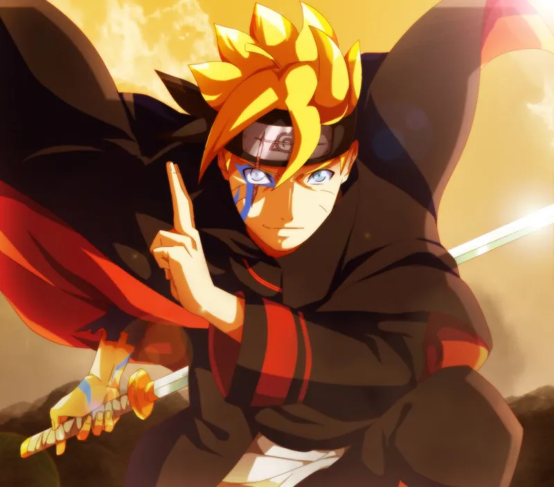 Hình ảnh Boruto Uzumaki với những thay đổi đầy đủ biểu tượng qua từng tập