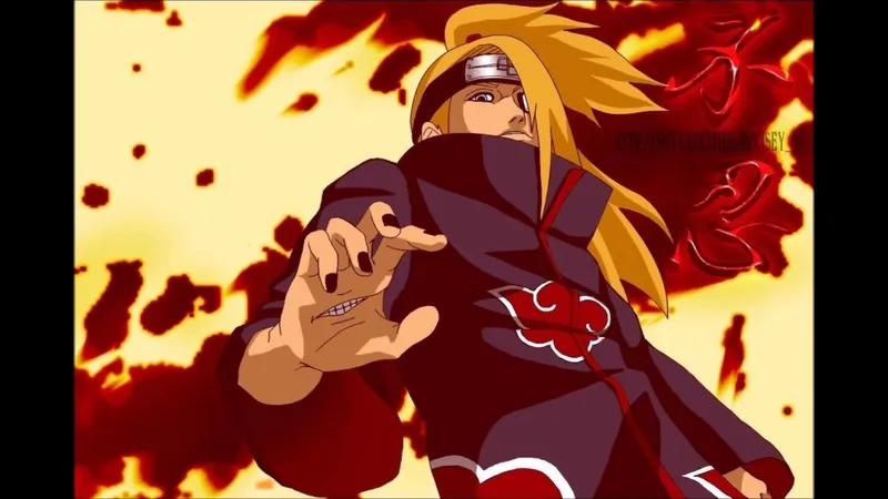 Phong cách nổi loạn của Deidara trong từng bức ảnh