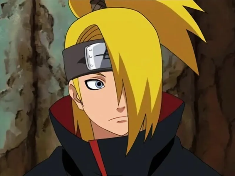 Ảnh Deidara với sự tự tin và phong thái độc nhất