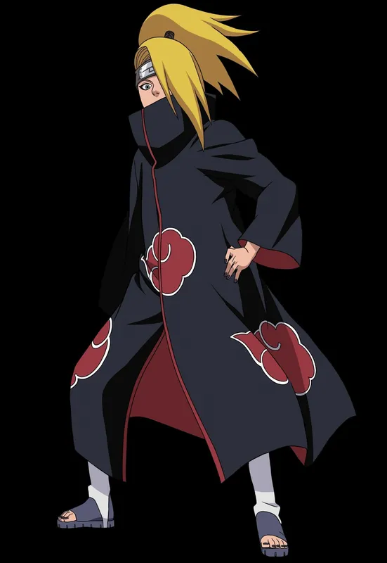Biểu cảm nghệ sĩ của Deidara trong tạo hình đầy cuốn hút