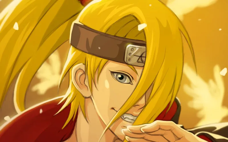 Hình ảnh Deidara tạo nên nét đặc trưng riêng biệt