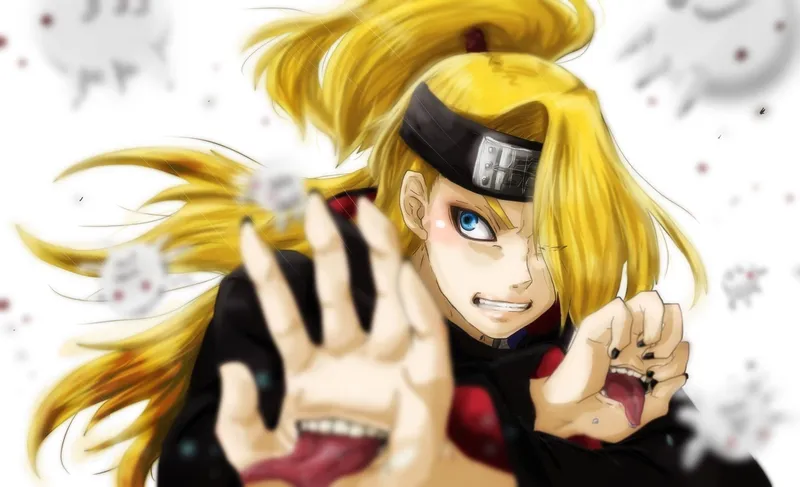 Tạo hình Deidara đậm chất nghệ thuật trong thế giới anime