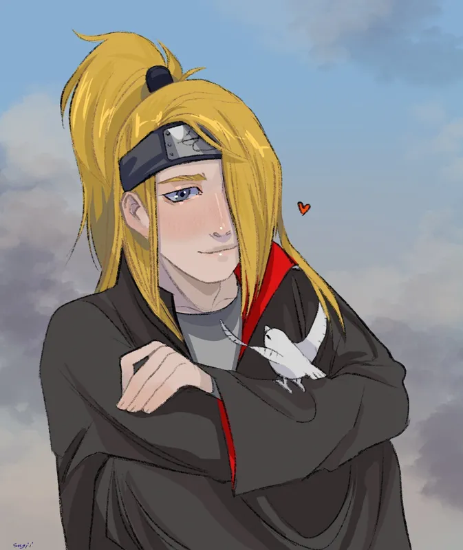 Cận cảnh chi tiết Deidara – chiến binh với đôi mắt sắc bén
