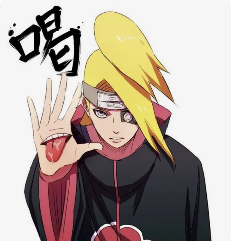 Cận cảnh Deidara trong tạo hình sắc nét, độc đáo