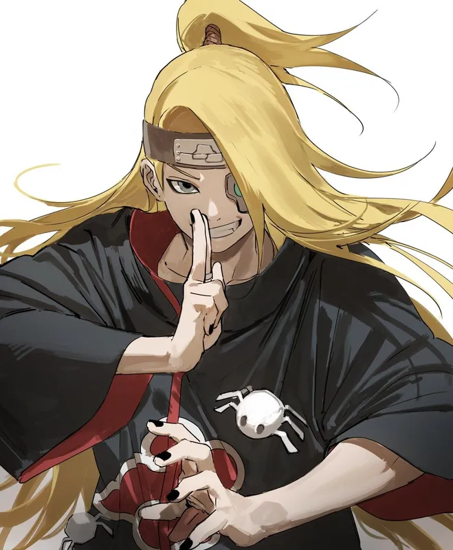 Từng chi tiết tạo hình Deidara thể hiện nét riêng đầy cá tính