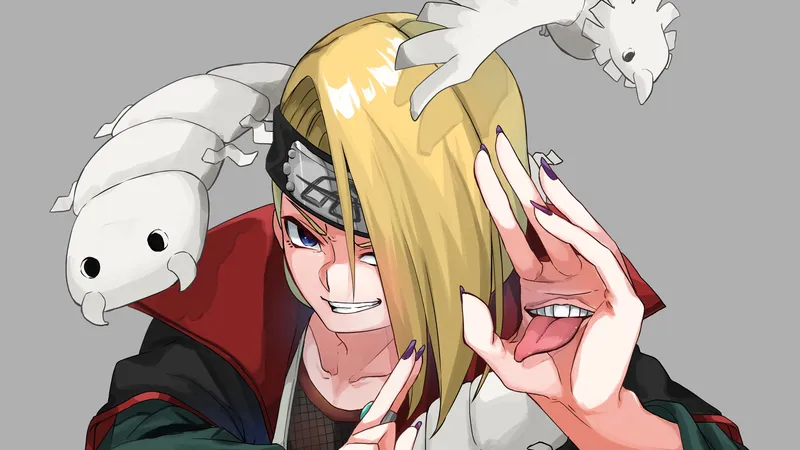 Phong cách chiến đấu độc nhất của Deidara thu hút mọi ánh nhìn