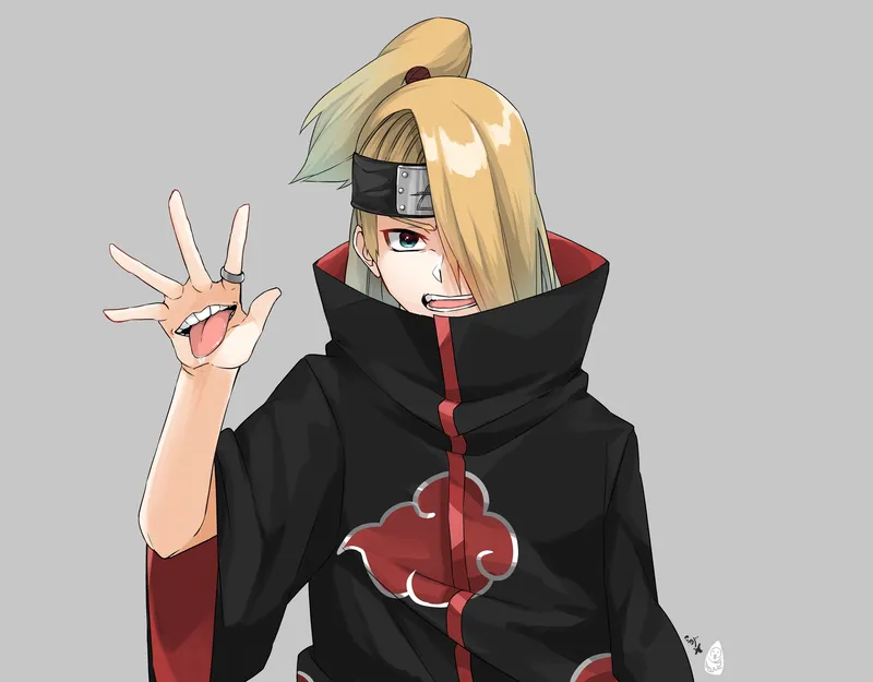 Deidara và phong cách chiến đấu độc nhất trong anime