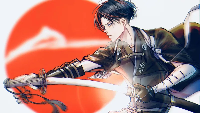Hình Levi Ackerman chuẩn thần thái lãnh đạo trong Attack on Titan