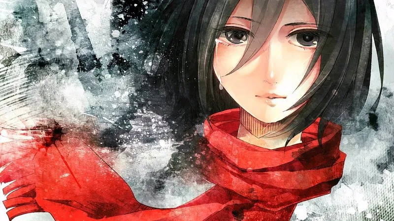 Mikasa Ackerman nổi bật với phong cách chiến đấu điêu luyện