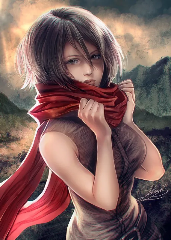 Mikasa Ackerman thể hiện vai trò người bảo vệ không thể thay thế
