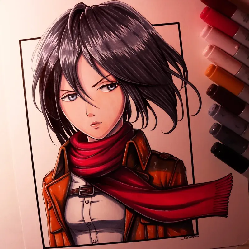 Mikasa Ackerman, biểu tượng của sự kiên cường và hy sinh