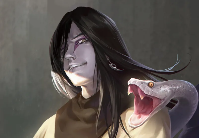 Tái hiện hình ảnh bên ngoài của Orochimaru với hình ảnh sắc nét Tái hiện hình ảnh bên ngoài của Orochimaru với hình ảnh sắc nét