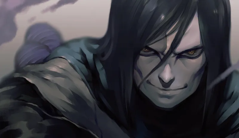Ảnh Orochimaru với biểu tượng quyết định đầy đủ tâm trí và sắc bén Ảnh Orochimaru với biểu tượng quyết định đầy đủ tâm trí và sắc bén