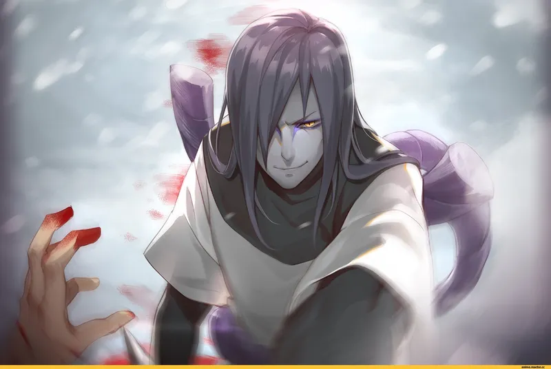 Hình ảnh độc đoán của Orochimaru với phong cách huyền bí Hình ảnh độc đoán của Orochimaru với phong cách huyền bí