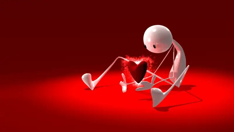 Sự mạnh mẽ của tình yêu qua hình nền trái tim đỏ Sự mạnh mẽ của tình yêu qua hình nền trái tim đỏ
