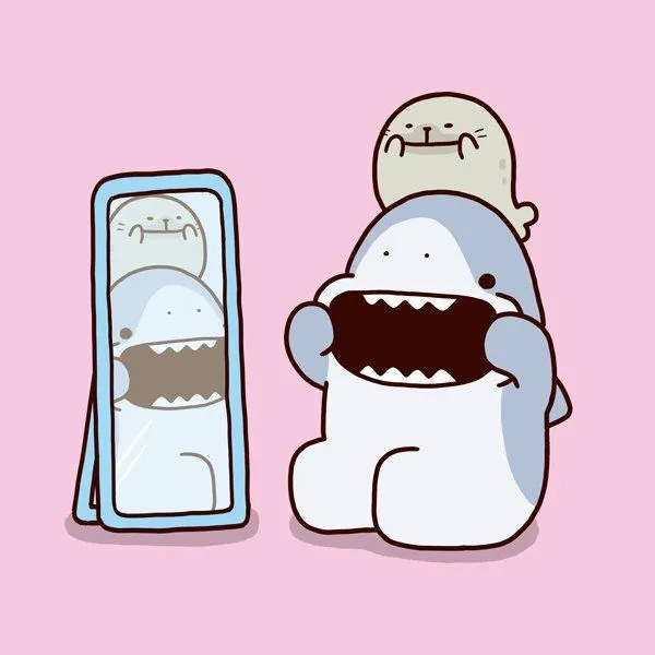 Làm sáng bừng ngày mới bằng avatar cá mập cute ngộ nghĩnh Làm sáng bừng ngày mới bằng avatar cá mập cute ngộ nghĩnh