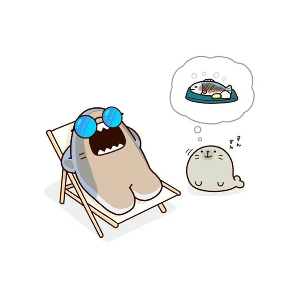 Thể hiện phong cách sống qua avatar cá mập cute đáng yêu Thể hiện phong cách sống qua avatar cá mập cute đáng yêu