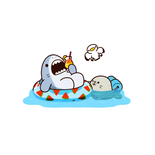 Làm nổi bật cá tính riêng qua avatar cá mập cute đáng yêu Làm nổi bật cá tính riêng qua avatar cá mập cute đáng yêu