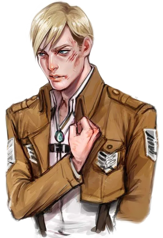 Cận cảnh gương mặt đầy nội lực của Erwin Smith Cận cảnh gương mặt đầy nội lực của Erwin Smith