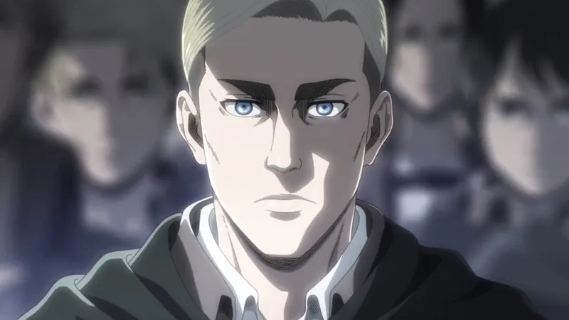 Từng chi tiết trên khuôn mặt Erwin Smith thể hiện sức mạnh nội tâm Từng chi tiết trên khuôn mặt Erwin Smith thể hiện sức mạnh nội tâm