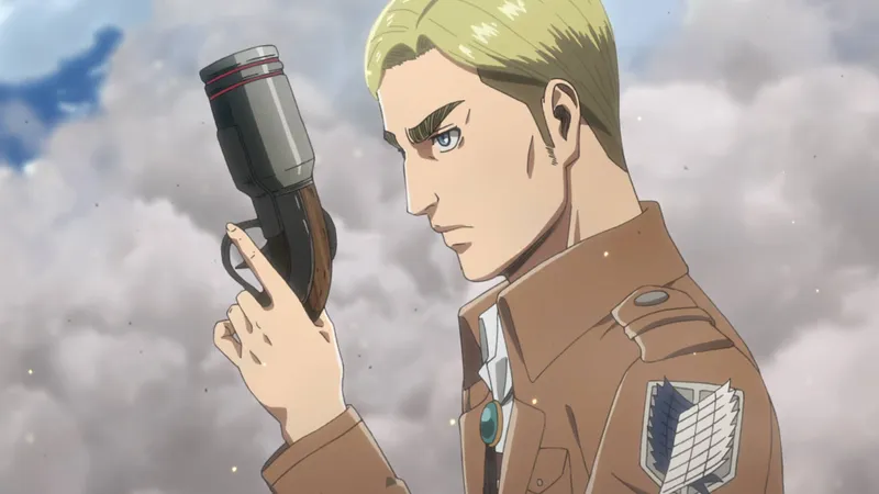 Thần thái chỉ huy của Erwin Smith nổi bật giữa đội quân Thần thái chỉ huy của Erwin Smith nổi bật giữa đội quân