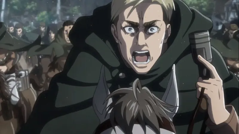 Hình ảnh Erwin Smith mang đến cảm giác mạnh mẽ và an tâm Hình ảnh Erwin Smith mang đến cảm giác mạnh mẽ và an tâm