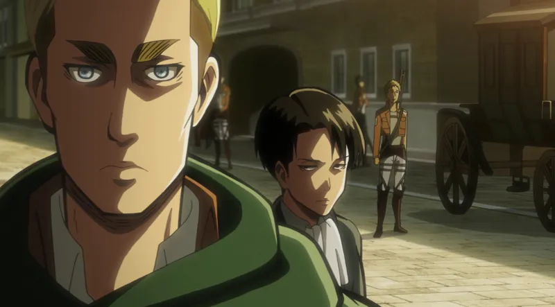 Sự điềm tĩnh trong ánh mắt Erwin Smith gây ấn tượng mạnh mẽ Sự điềm tĩnh trong ánh mắt Erwin Smith gây ấn tượng mạnh mẽ