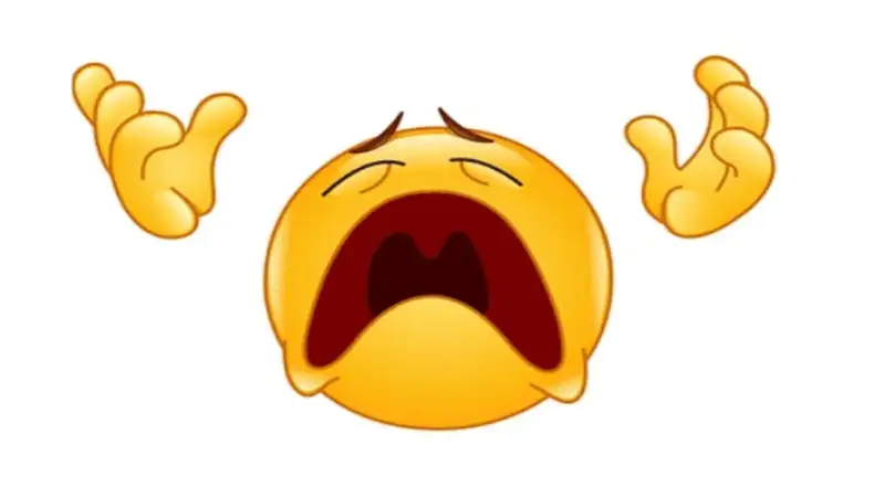 Emoji meme thất vọng hài hước