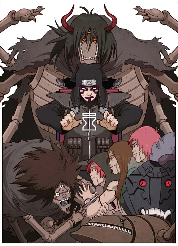 Ảnh Kankuro mang đến phong cách chiến đấu độc đáo cho fan Naruto