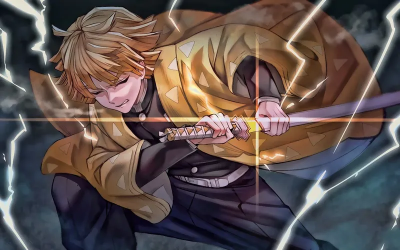Thể hiện tình yêu anime với avatar Zenitsu đầy phong cách