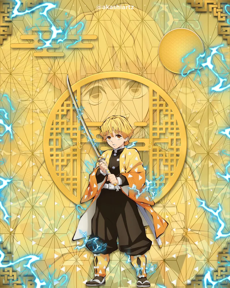 Thể hiện sự yêu thích Demon Slayer với avatar Zenitsu độc đáo
