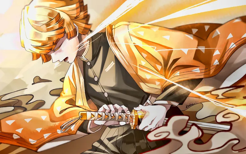 Tìm kiếm phong cách anime với avatar Zenitsu dễ thương
