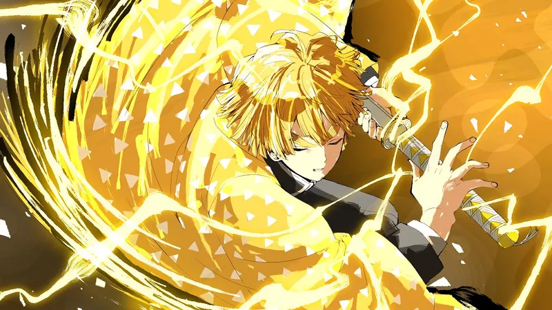 Avatar Zenitsu phù hợp cho fan hâm mộ Demon Slayer
