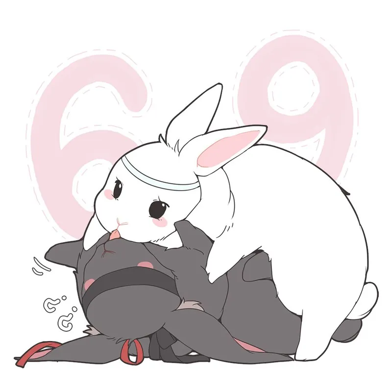Chibi thỏ cute siêu đáng yêu, không thể cưỡng lại!