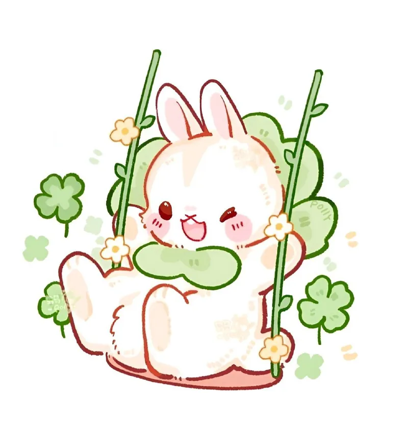 Chibi thỏ cute siêu ngộ nghĩnh, không thể bỏ qua!