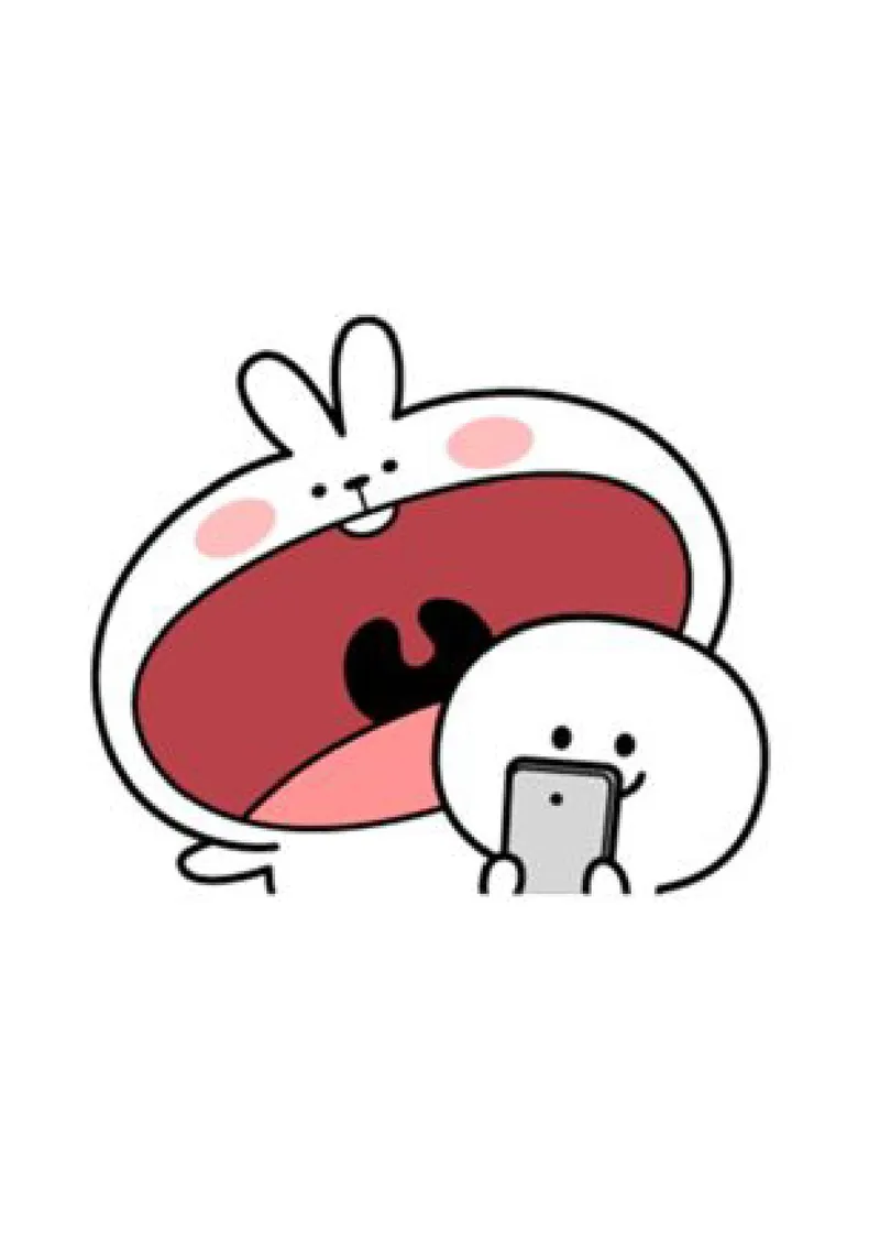 Chibi thỏ cute đang chơi đùa dưới ánh nắng.