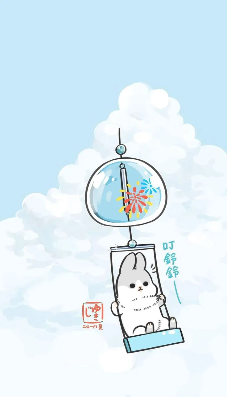 Chibi thỏ cute với biểu cảm tinh nghịch, làm sáng bừng ngày của bạn!