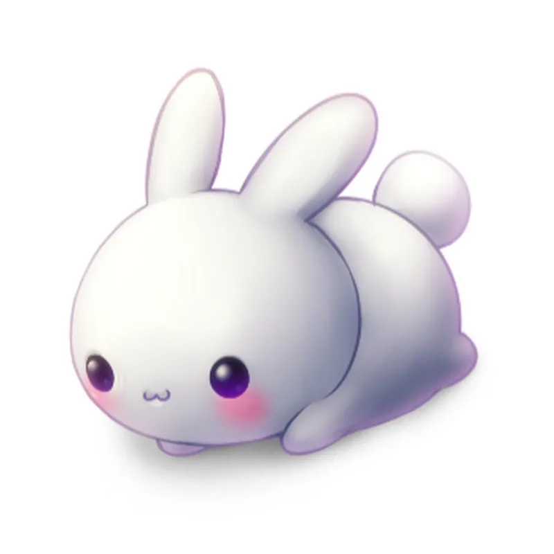 Chibi thỏ cute là món quà hoàn hảo dành cho người bạn yêu quý.
