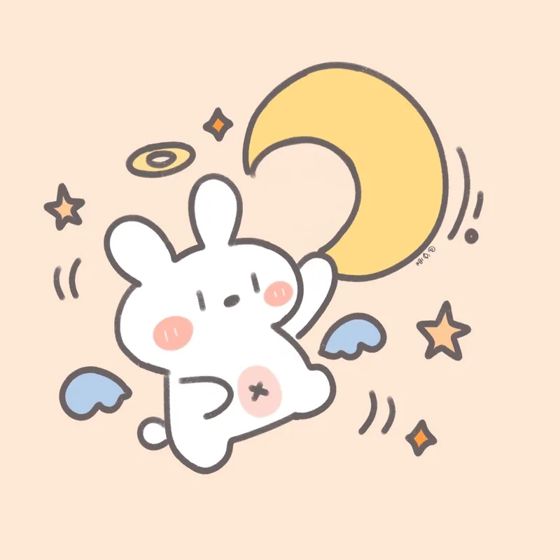 Lưu ngay chibi thỏ cute cho bộ sưu tập ảnh ngộ nghĩnh.