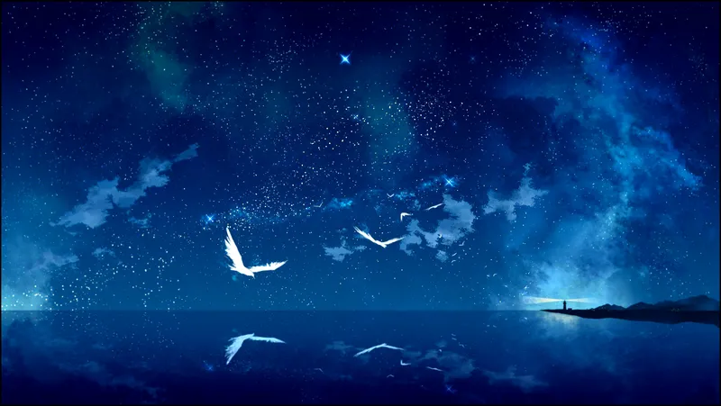 Ngắm bầu trời đêm đầy sao lấp lánh để tìm lại sự cân bằng trong cuộc sống.